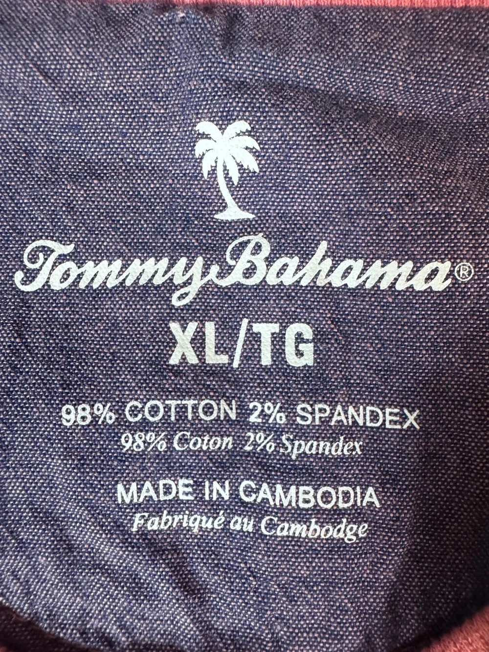 Tommy Bahama Men's Rose Pink Tropical Jacquard Crewneck Sweater - Leaf Pattern